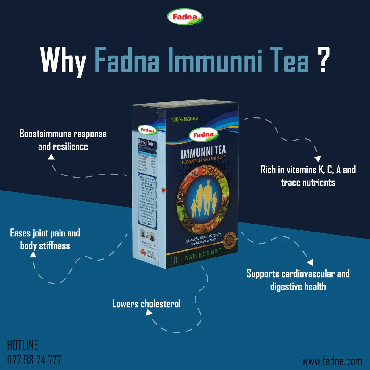 Fadna Immunni body vulnerable to everyday illnesses 20 Tea Bags