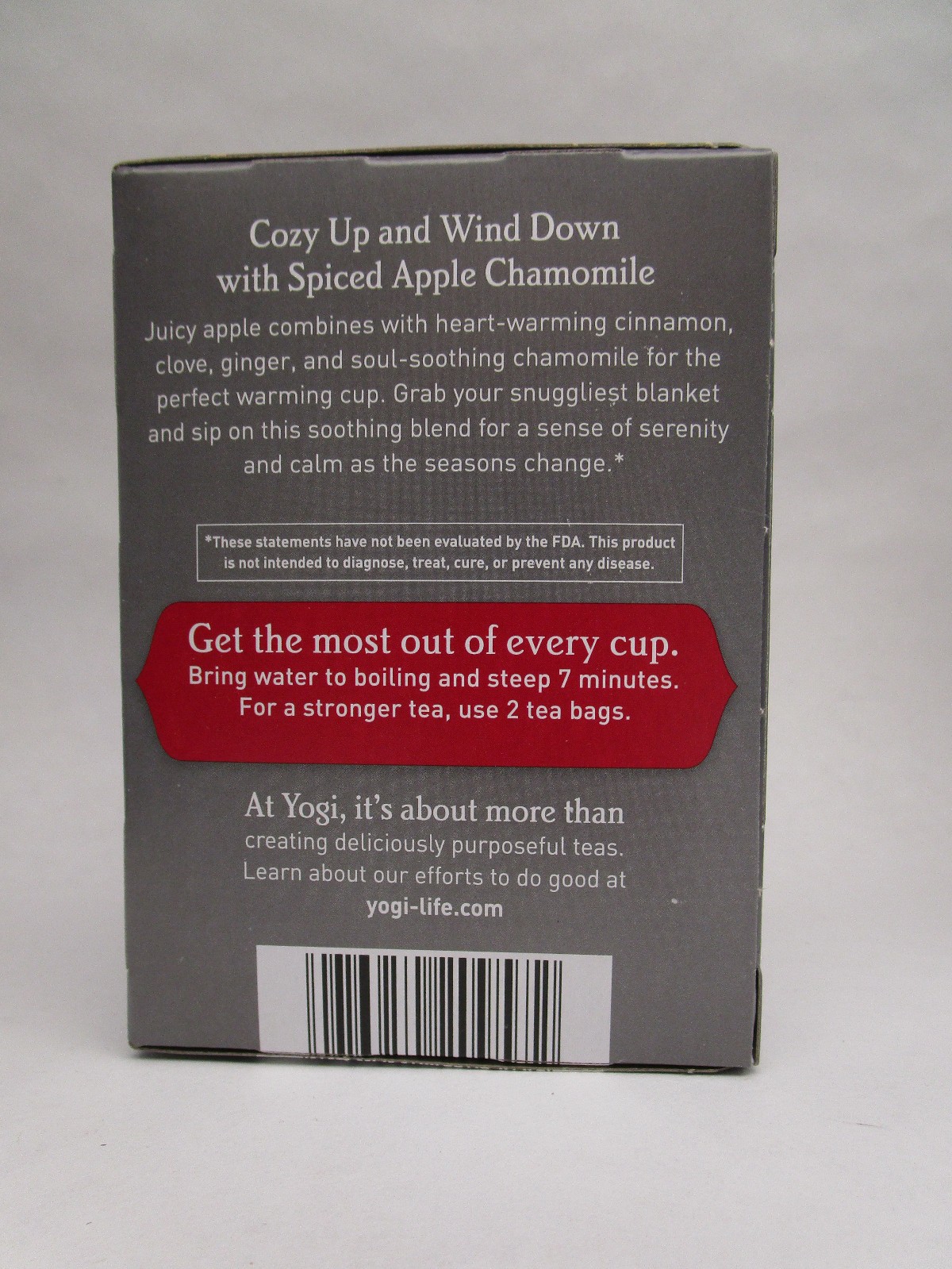 3 Boxes – Yogi Spiced Apple Caffeine Free Herbal Tea 16cnt Bags BB:05/2027