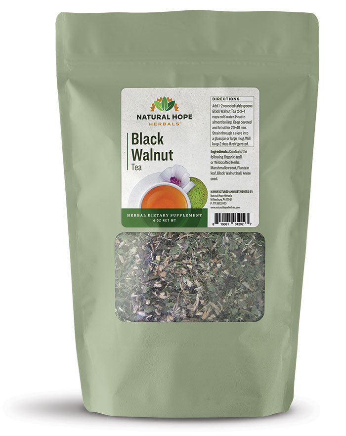 BLACK WALNUT TEA – Organic Herb Oral Care Blend for Healthy Teeth & Gums USA