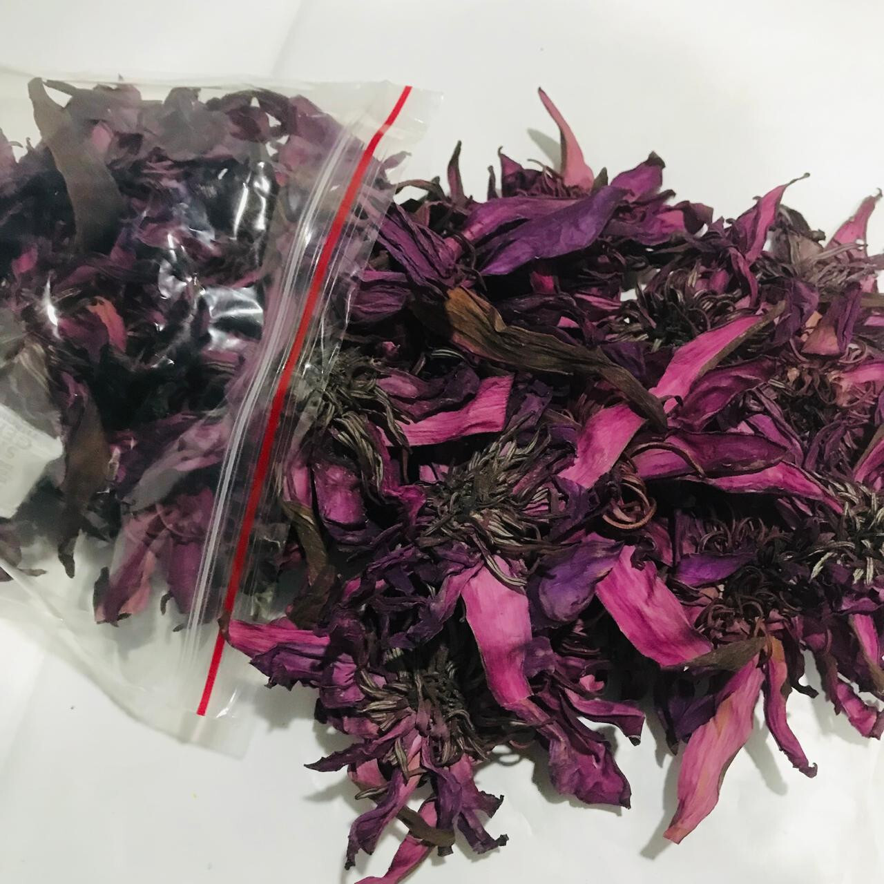Dried Red Lotus Nymphaea Rubra Flower Pure Organic Hand Pick Ceylon Herbal Tea