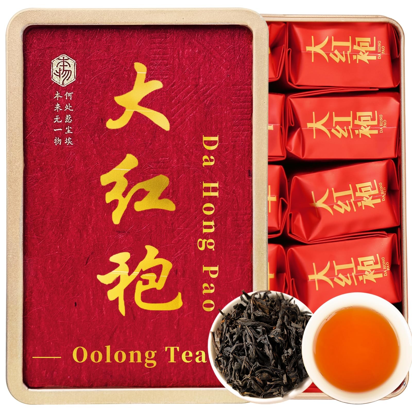 XIXICHA Dahongpao Oolong Tea Rock Tea 80g/2.82oz 8g*10bags Chinese Loose leaf…