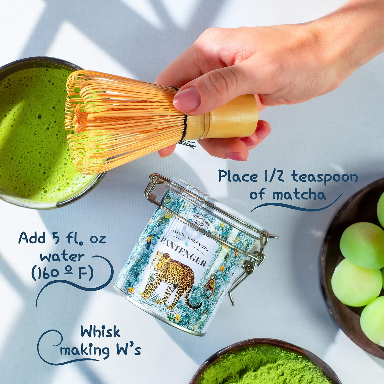 Organic Ceremonial Grade Matcha | Emerald Green, Creamy & Sweet (for a matcha…