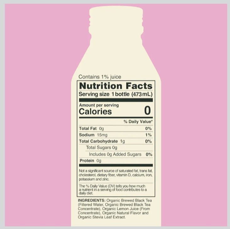 Iced Black Tea Organic Saint James Non-GMO, Gluten Free, Zero Calorie (11 Btls)