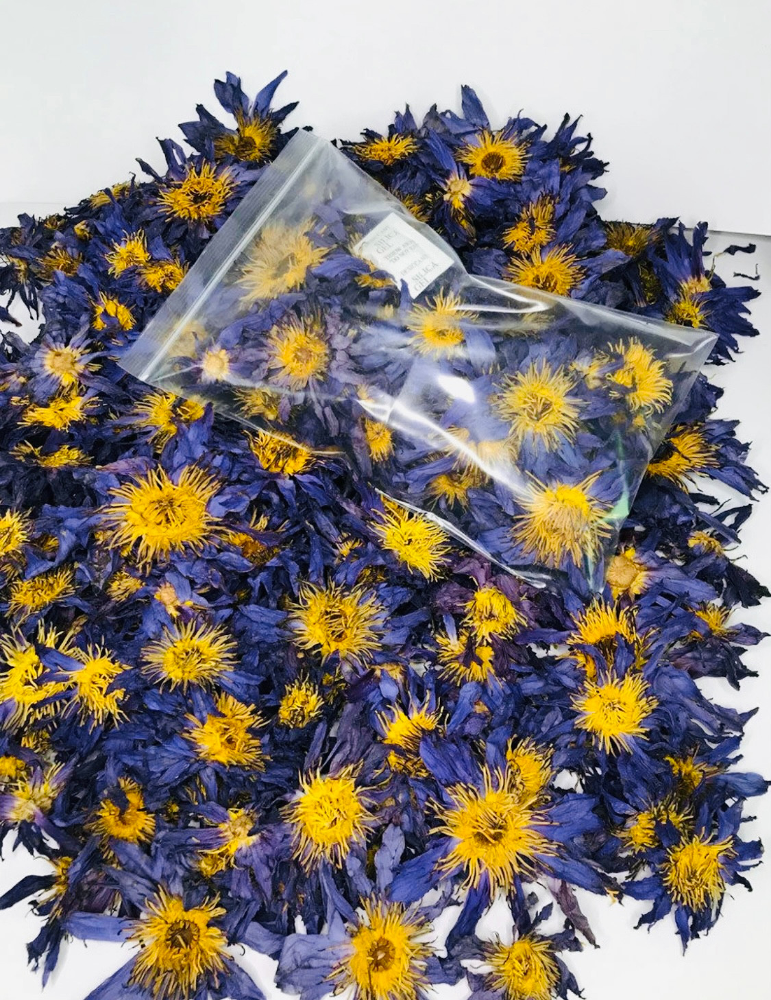 Blue lotus flowers, Dried lotus for tea, Blue lily, Egyptian Blue Lotus, Organic