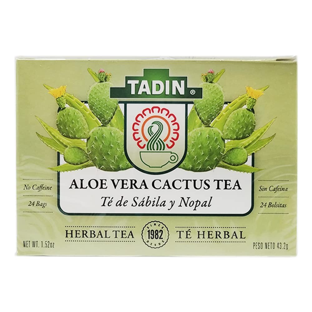 Chamomile Aloe Vera & Cactus Tea – 24 Bags for Stomach & Blood Pressure Support