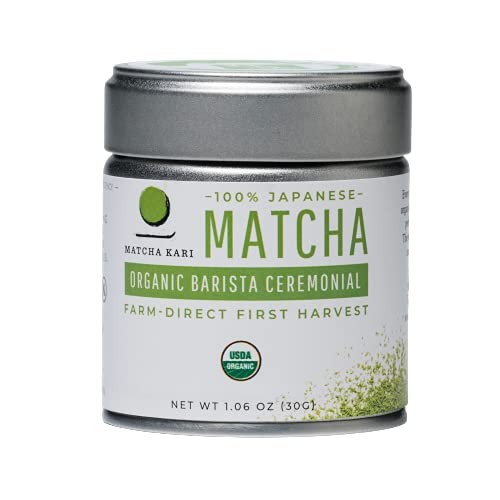 Dr. Weil Matcha Kari Organic Powder – Barista Grade – 30 Grams, Green