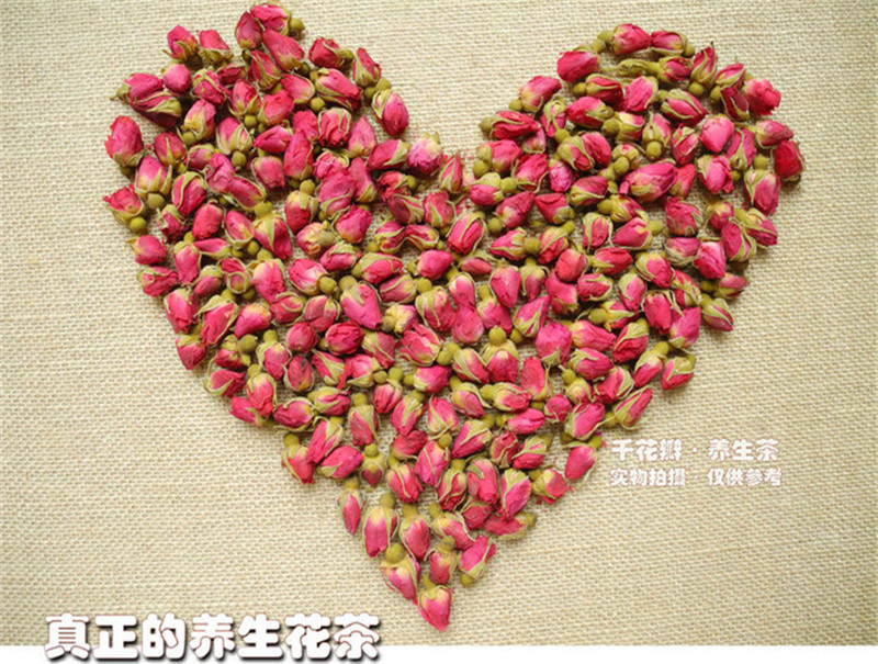 50g Natural Dried Rose Bud Tea Herbal Fragrant Flower Health Care Drink