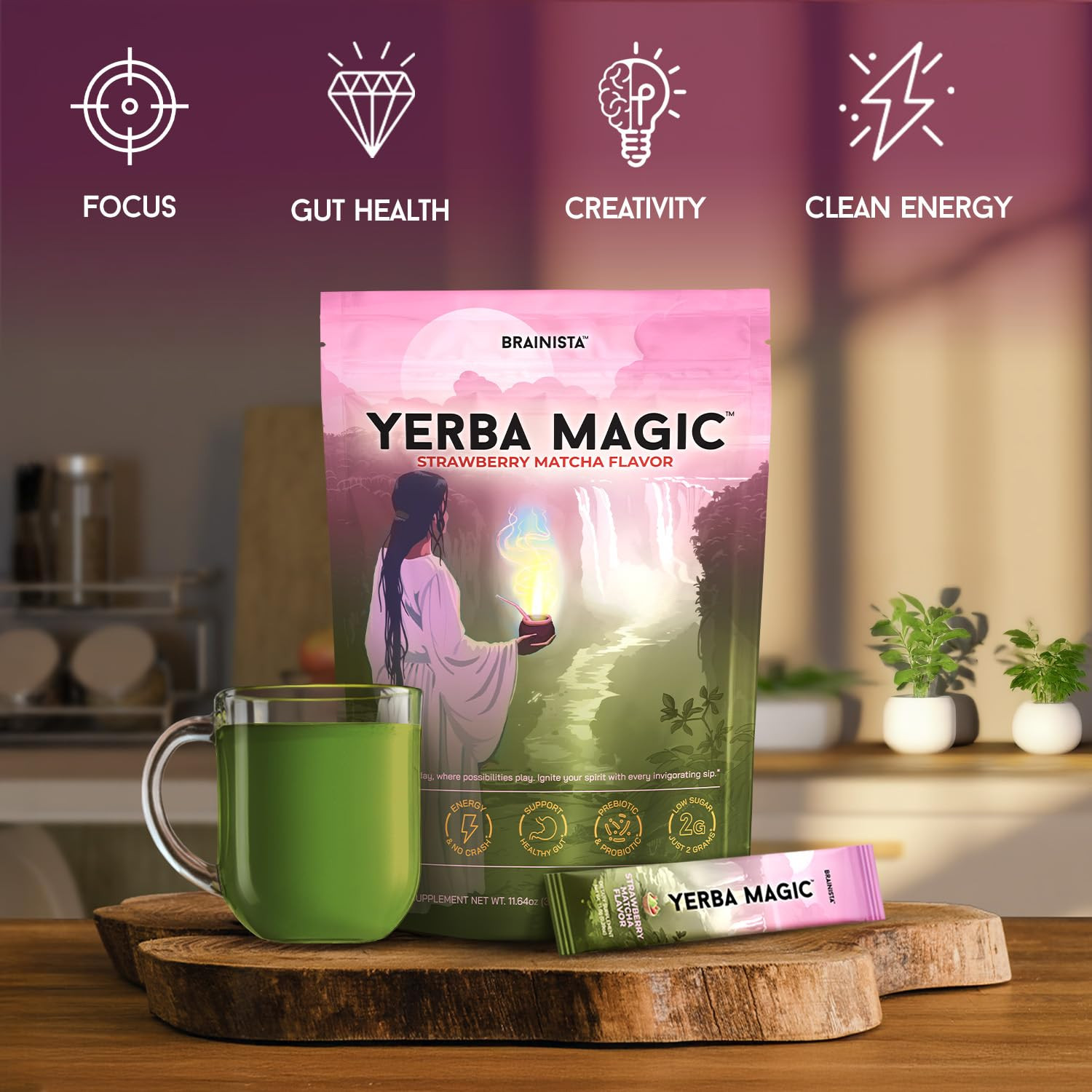 Yerba Mate Bundle: Peach Mango, Strawberry Matcha & Pina Colada – 60 Servings