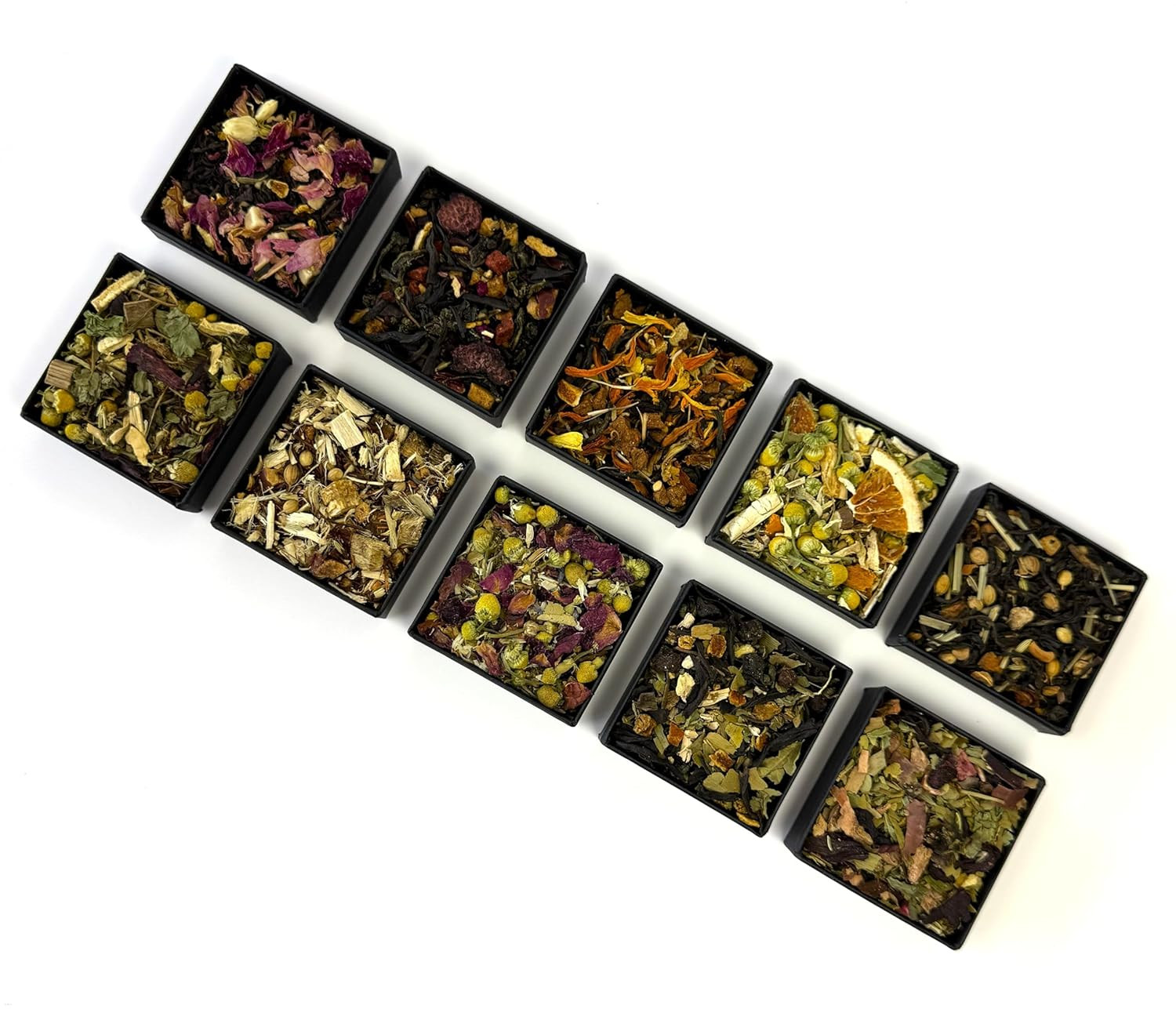 Premium Tea Sampler Gift Box with Infuser Mug – 30 Count, 60 Cups