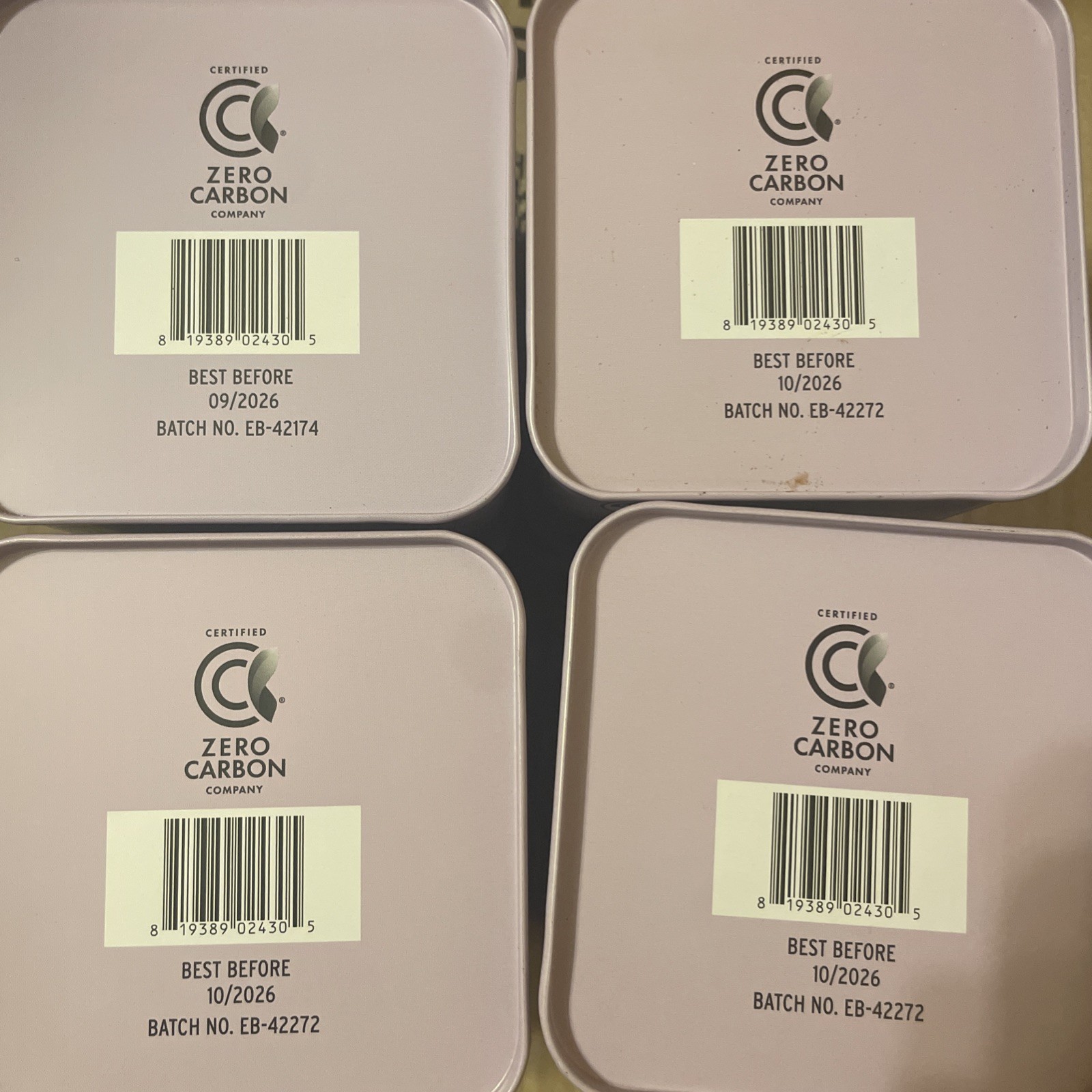 4 tins The Secret Garden Organic Sleep Blend Herbal Tea 50 ct. BBD 9/2026+