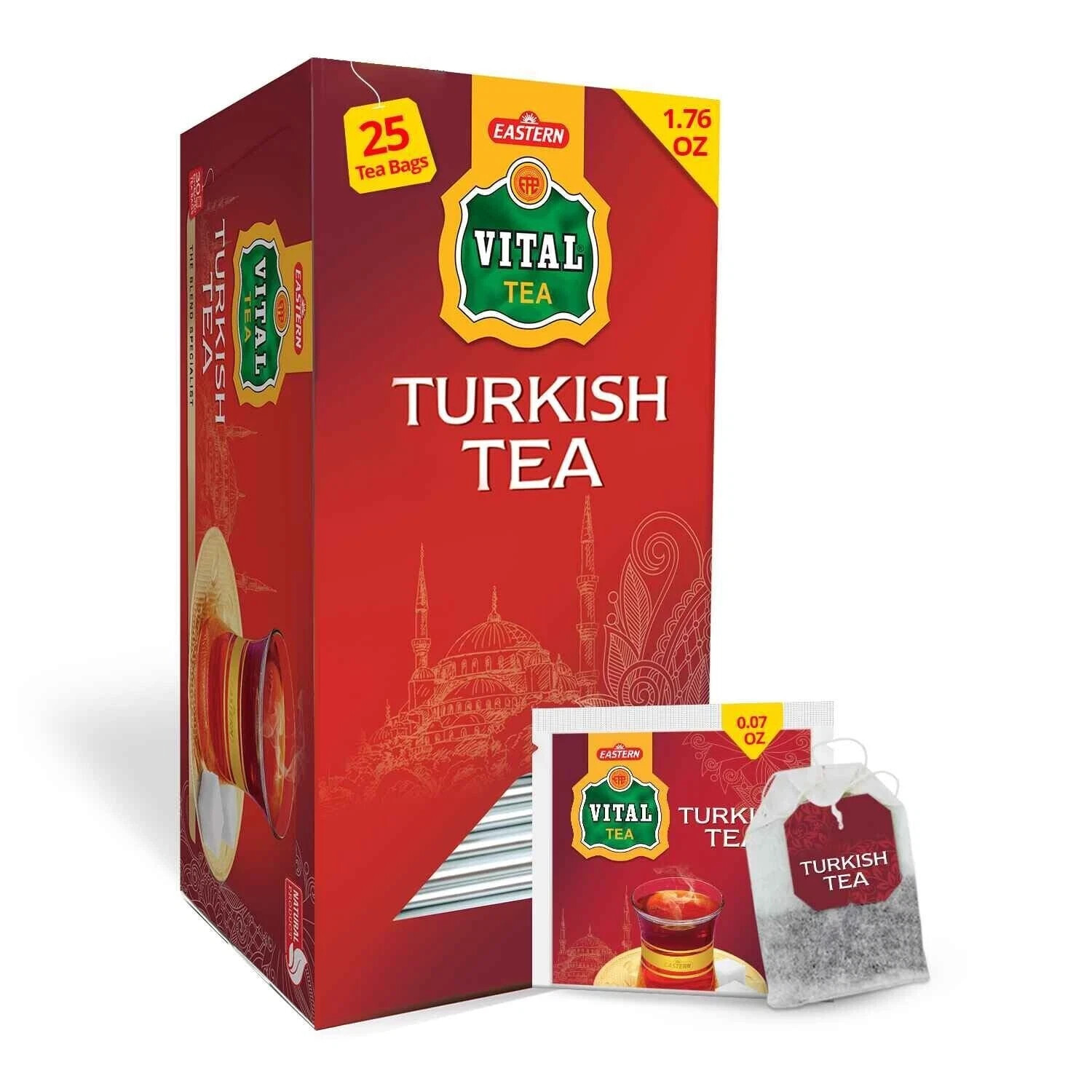 Eastern Vital Turkish Tea 25 tea Bags Free Shipping World Wide