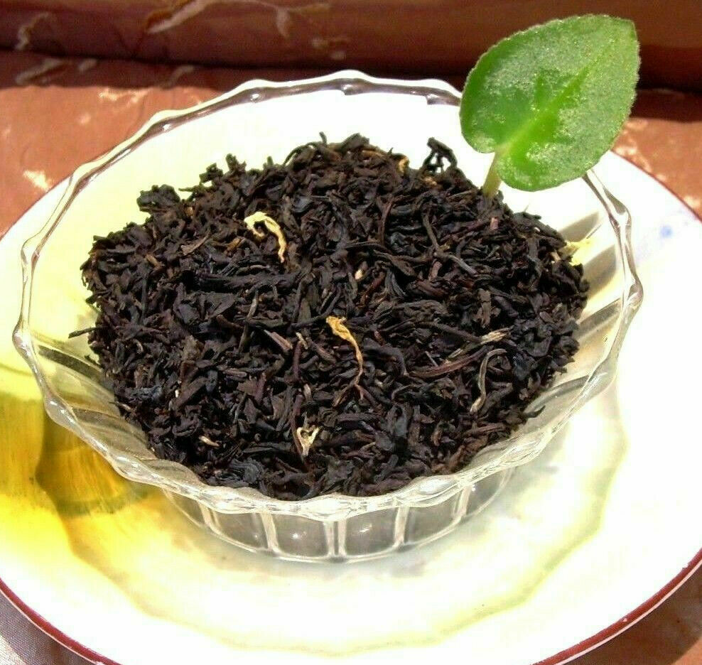 Tea Peach & Tropical Mango Fruity Hot Iced Loose Leaf Aged Asian Black Tea Blend