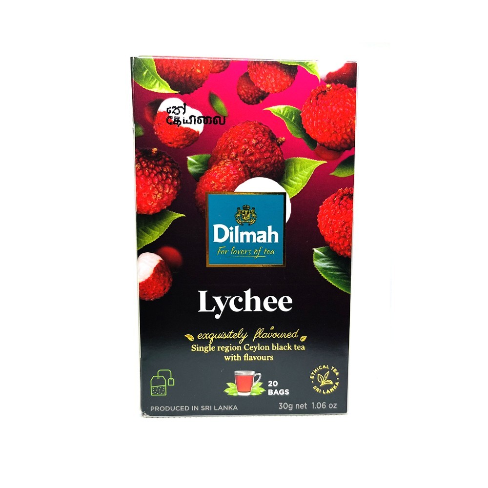 Dilmah – Fun Flavored Tea – Lychee – Ceylon Tea – 20 Tea Bags
