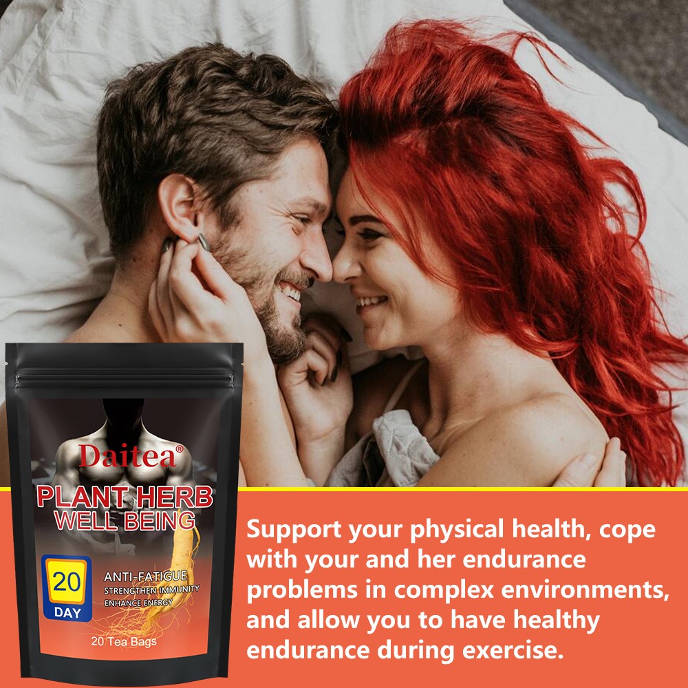 Natural Detox Cleanse Ginseng ten Treasures Tea Bag for Men&Women,Herbal Formula