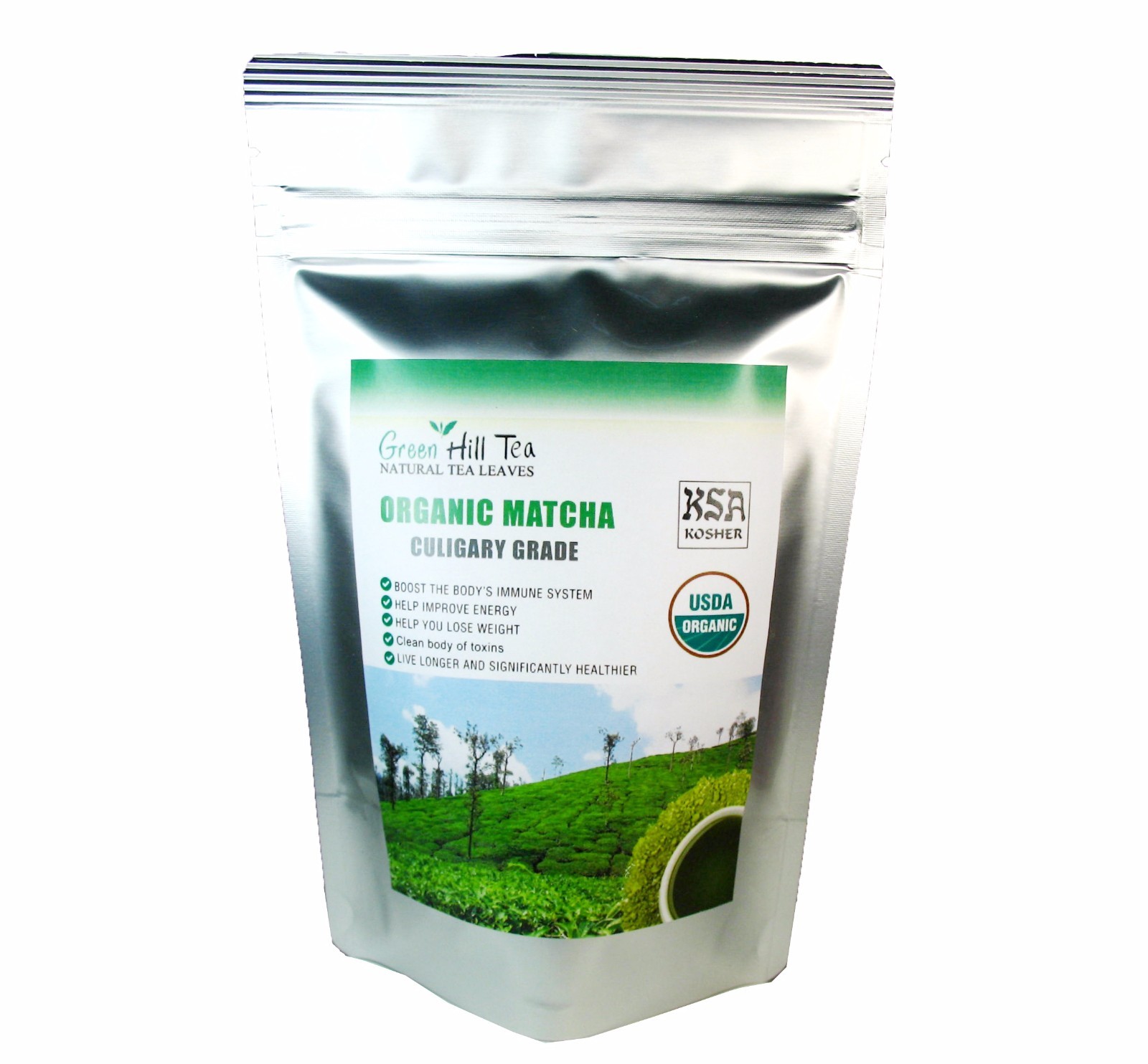 Organic green tea matcha powder make Instant tea Good Latte Good Smoothies 250 g