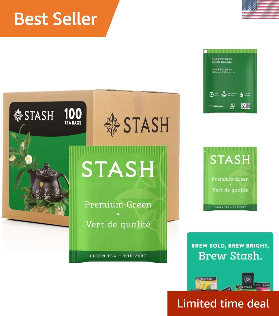 Tea Green Tea, Box of 100 Tea Bags