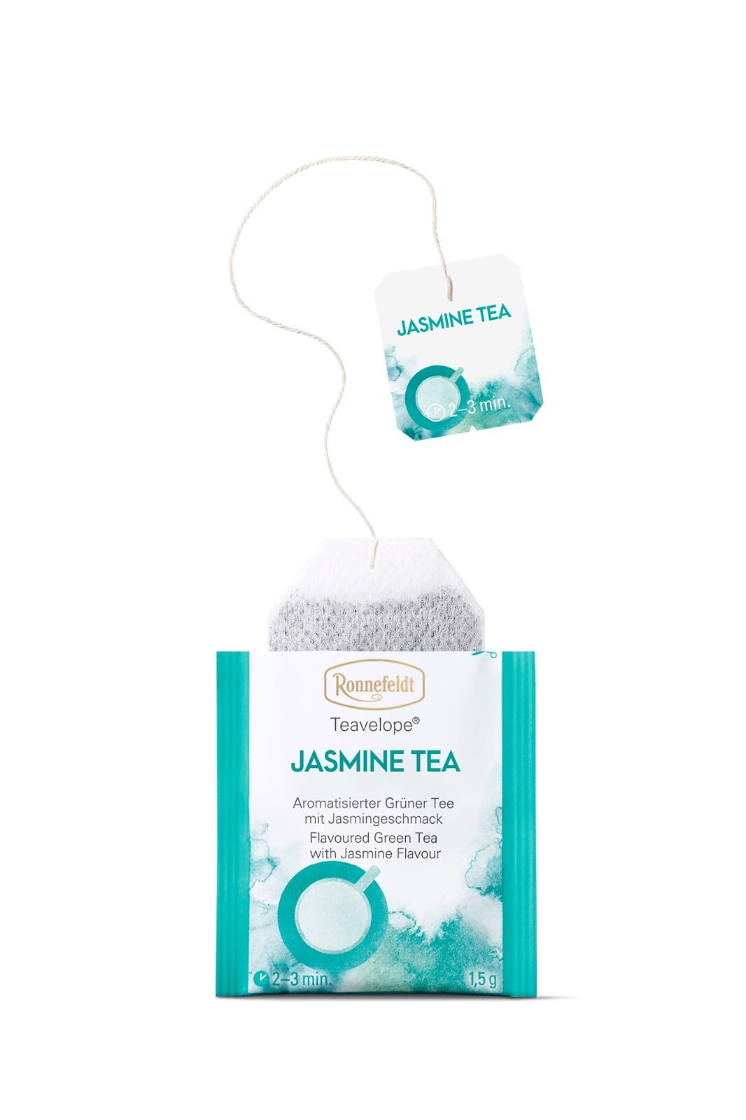 Ronnefeldt Teavelope® Jasmine Tea. Green tea whit jasmine flavor. 25 tea bags.
