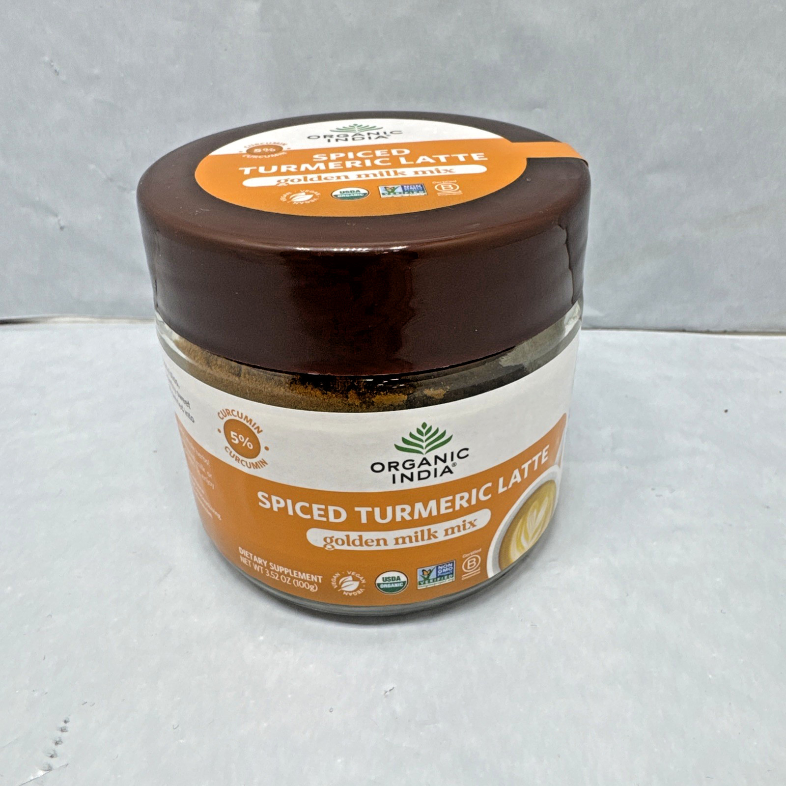 Spiced Turmeric Latte, Golden Milk Mix, 3.52 oz (100 g)