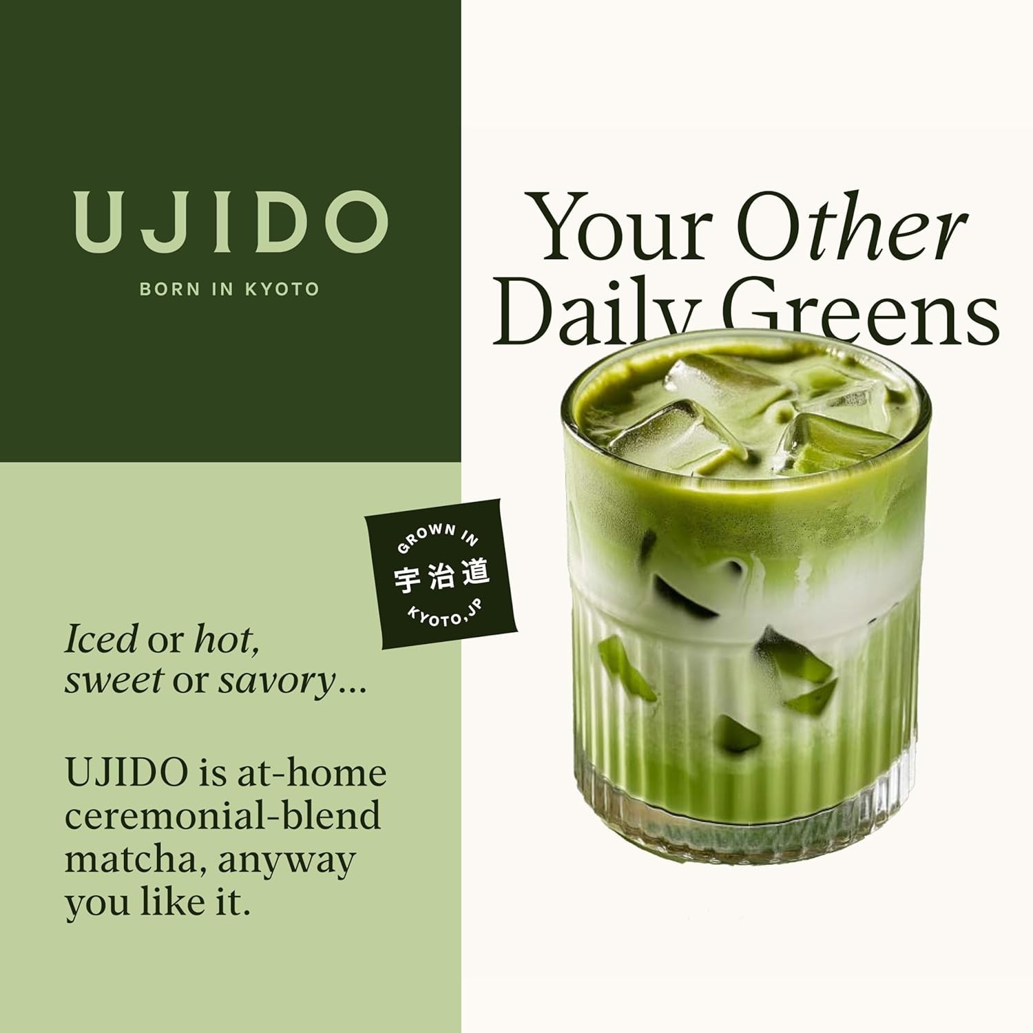 Ujido The Path of Zen Japanese Matcha Green Tea Powder Ceremonial Blend (4 OZ)