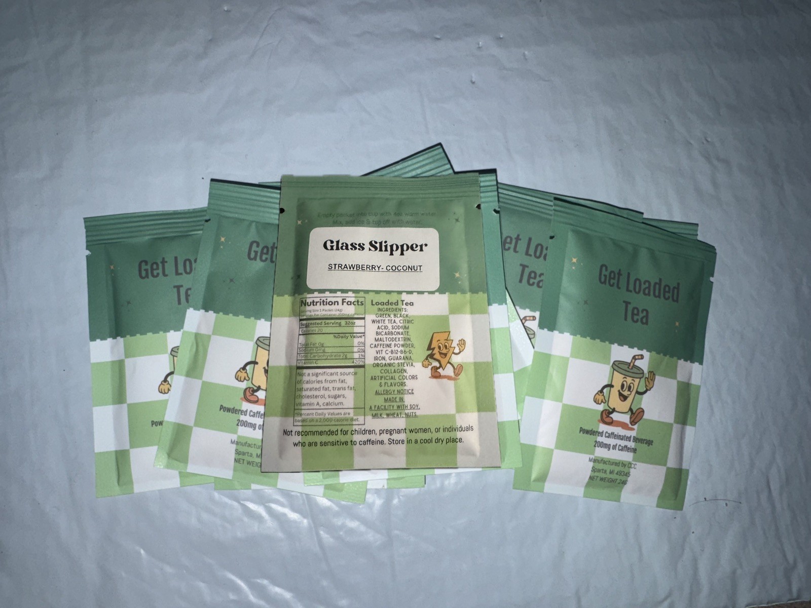 Ccc Loaded Teas glass slipper flavor 10 Pack lot Coffee Candles And Chaos