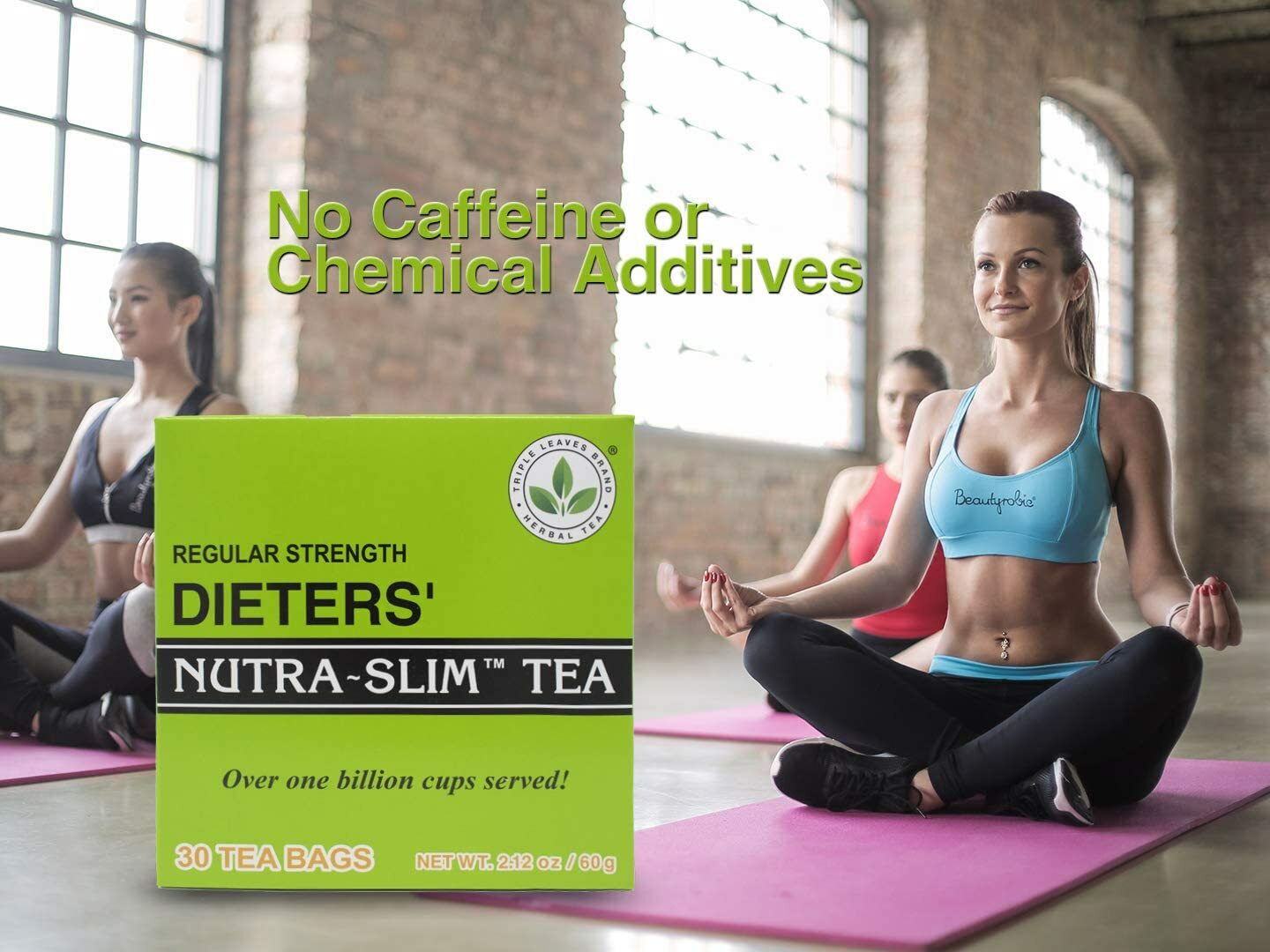 Regular Strength Dieters’ Nature-Slim Tea Triple Leaves Brand – 30 Tea Bags