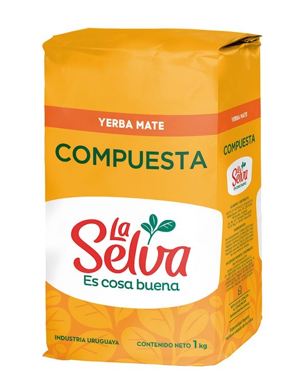Yerba – La Selva – Compuesta – x 1 Kilo – Pack x 2