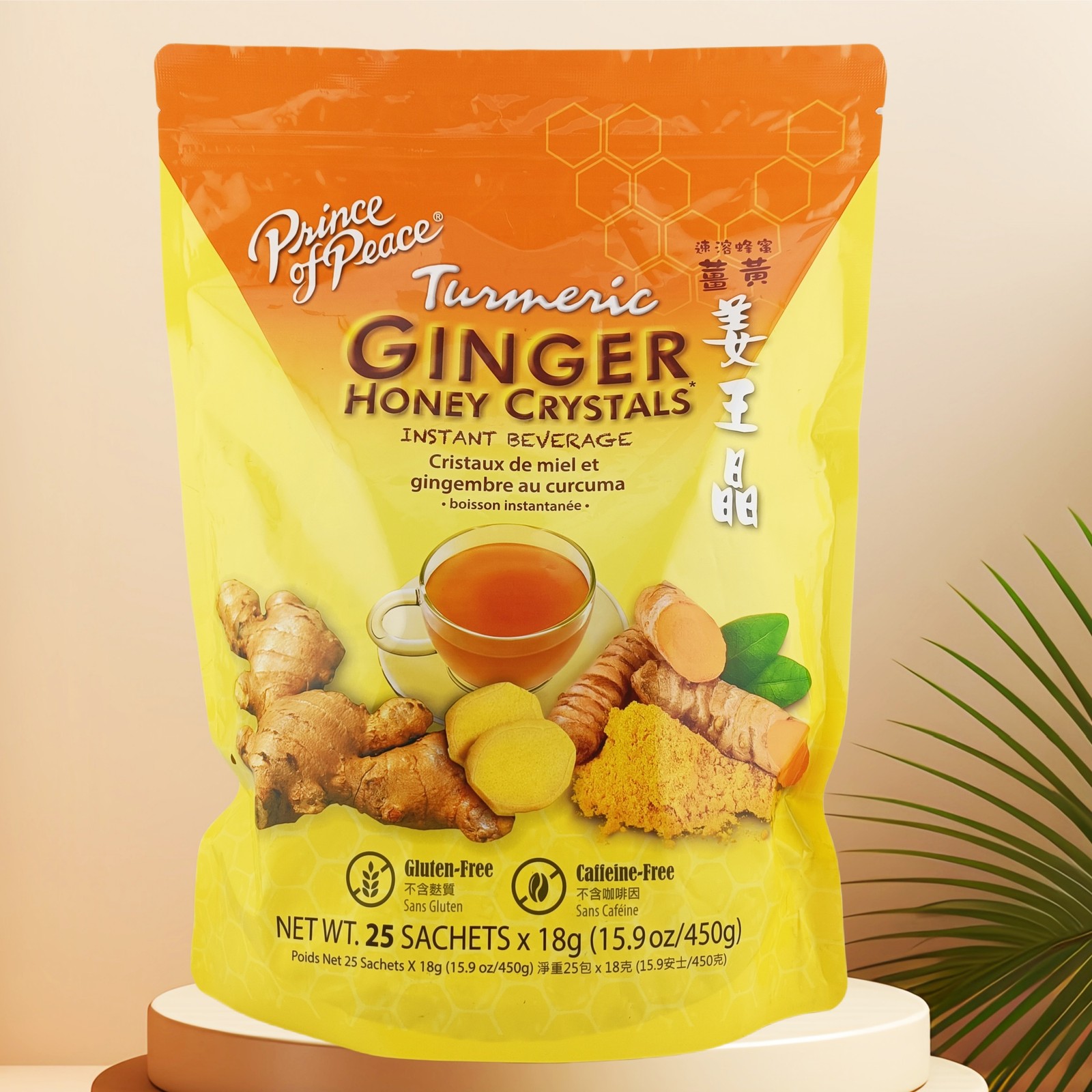 Multi-flavored Ginger Tea Instant Ginger Honey Crystals, Prince of Peace