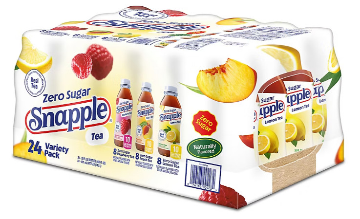 Diet Snapple Ice Tea Variety Pack, 72 pk./20 fl. oz. (No Ship to CA)