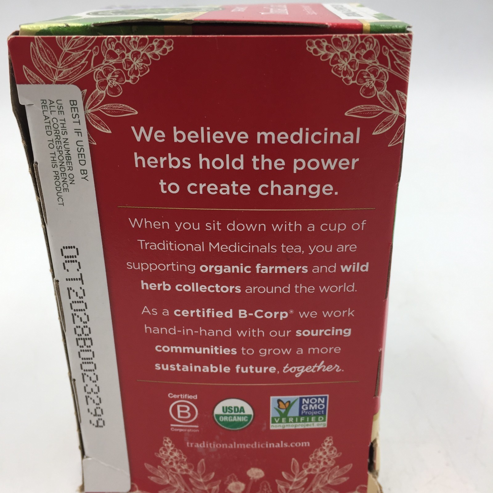 Organic Throat Coat Tea with Slippery Elm – Soothing Herbal Blend Expires 10/28