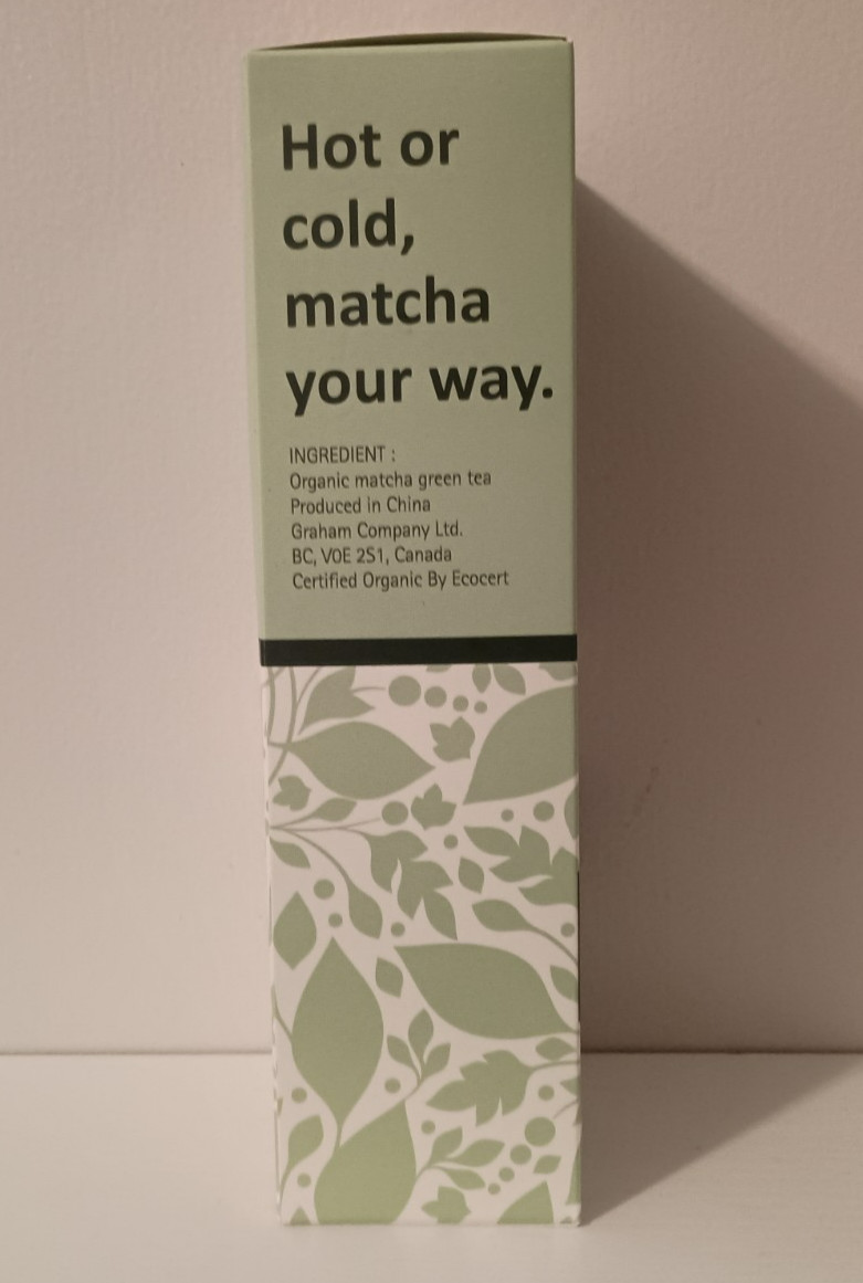 Harmony® Pure Organic Matcha Green Powder on-the-go Tea Tubes 80 Ct Box 10/2027