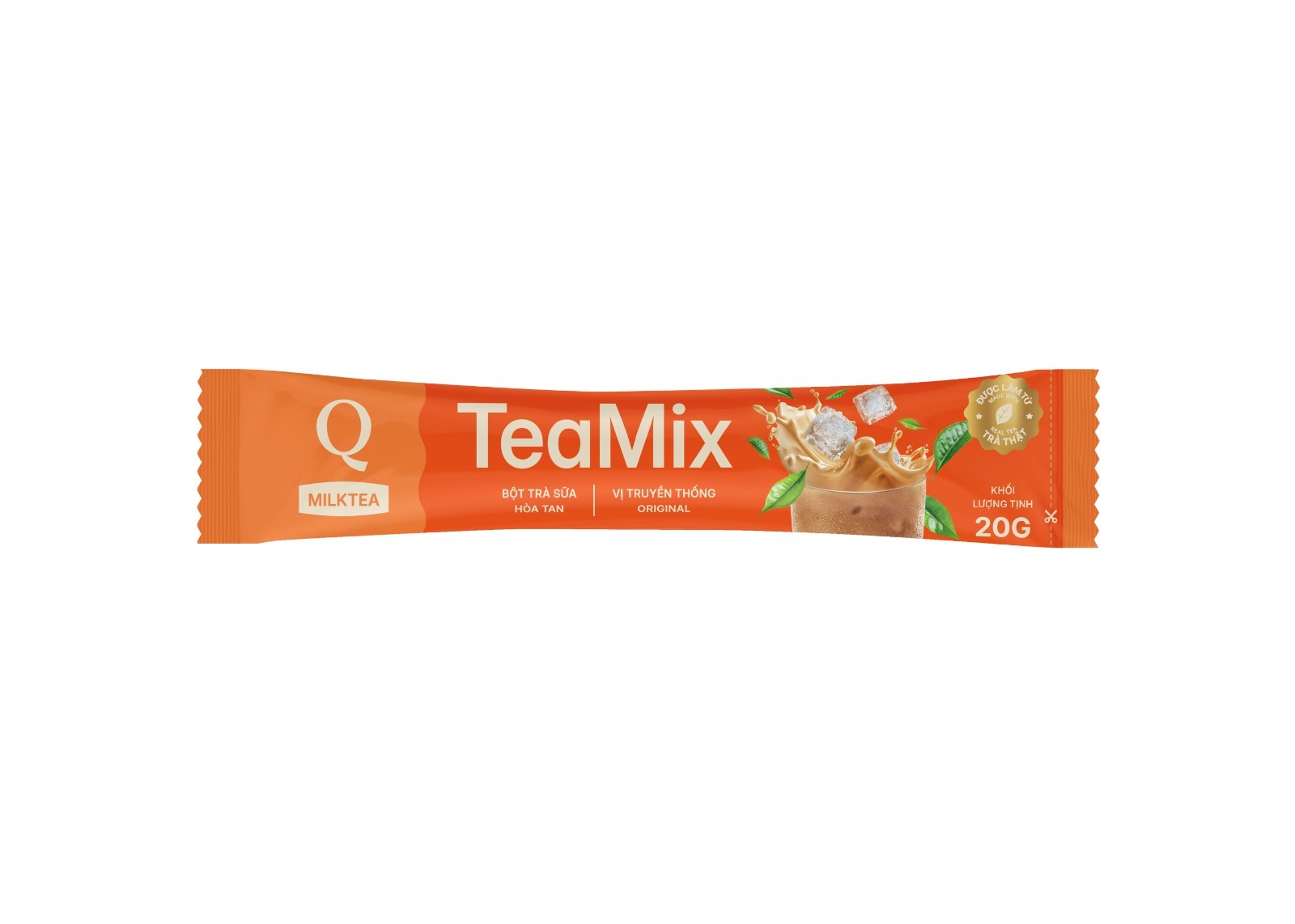 Tran Quang Vietnamese Milk Tea Mix 480G (24 Sachets x 20g) VietsWay