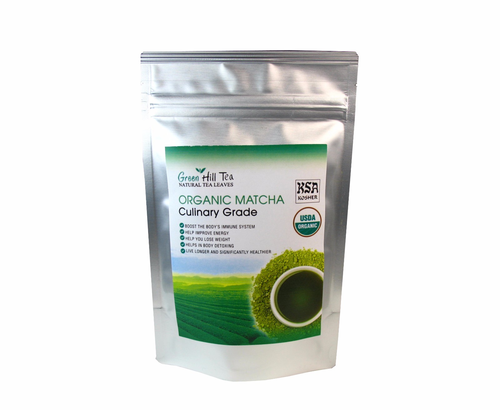 Organic Matcha Green Tea Powder – Powerful Antioxidant Culinary Grade 1/2 LB