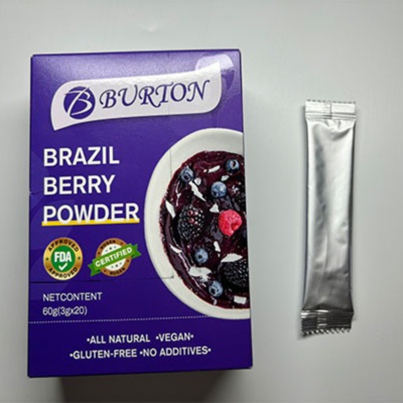 Acai Berry Powder Juice Dietary Supplement Brighten Skin Antioxidant 20 Sachets