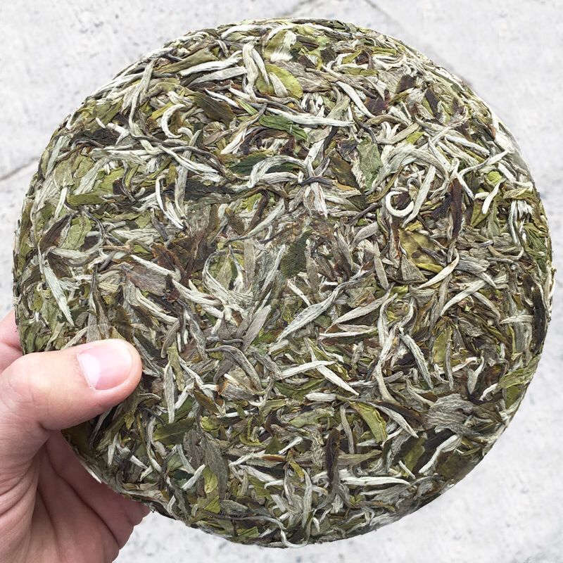 Organic White Tea Bai Mu Dan Peony Natural Premium Cake 300g