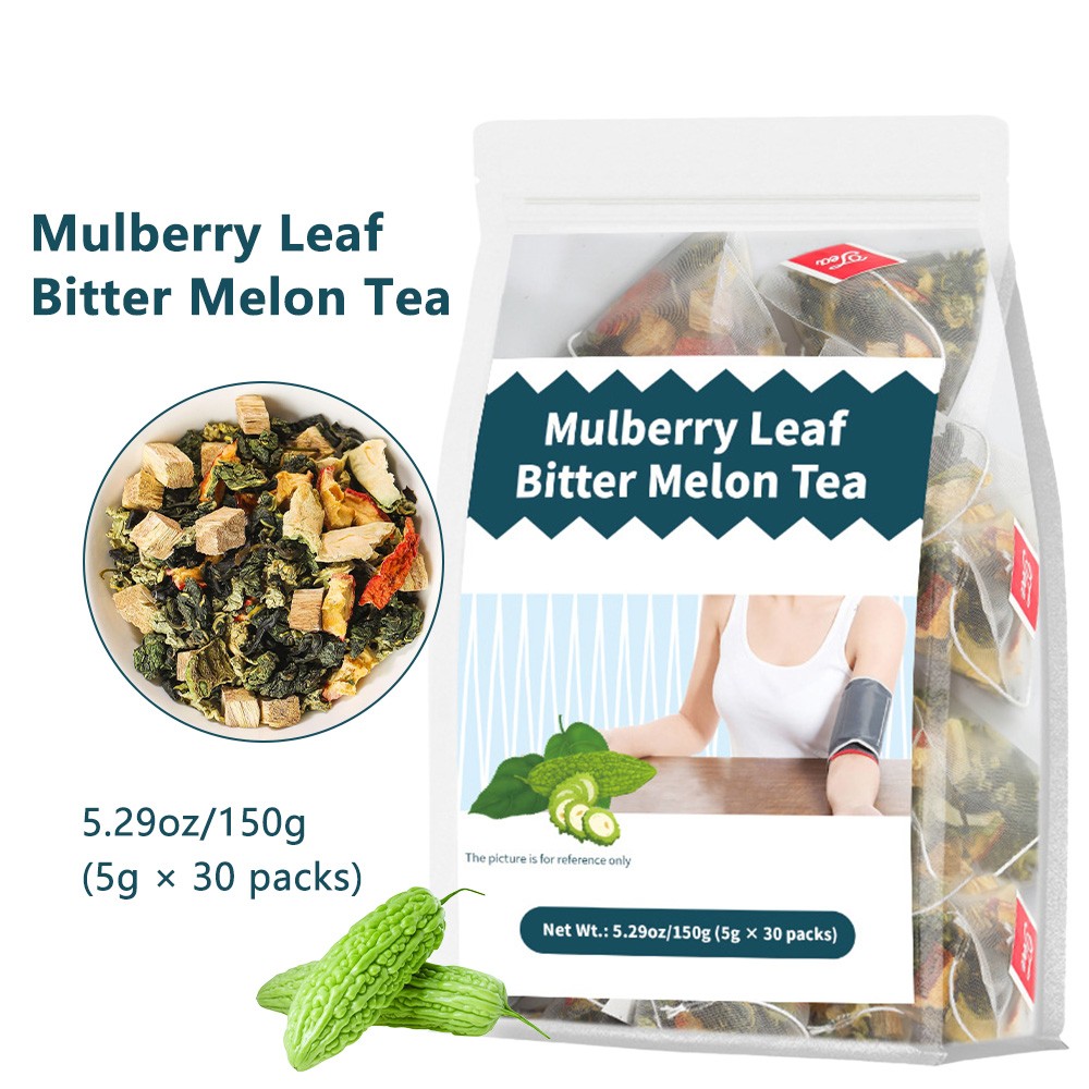 Mulberry Leaf Bitter Melon Tea Helps Maintain Healthy Blood Sugar Levels 150g