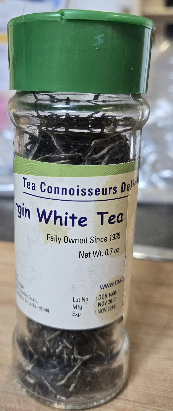 Virgin White Tea 3 Bottles = 60 Grams Unopened