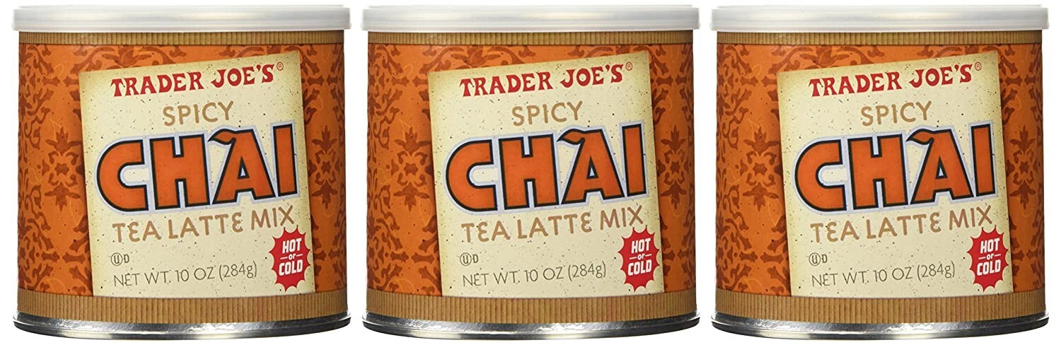 3 Packs Trader Joe’s Spicy Chai Latte 10 oz Each Pack