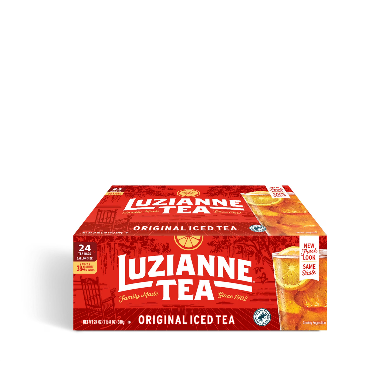 Luzianne Black Iced Gallon Tea Bags, 24 Count