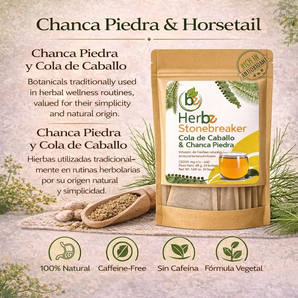 Chanca Piedra & Horsetail (Cola de Caballo) Herbal Tea – By BexpertsUSA