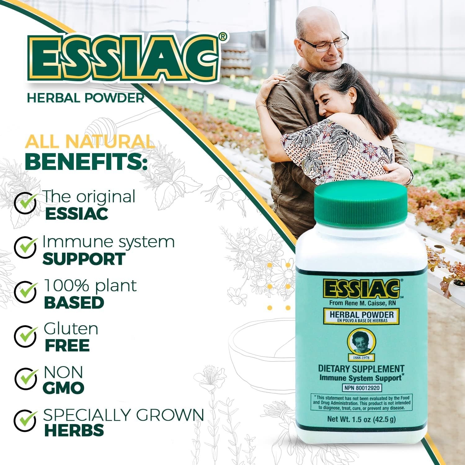 Essiac Herbal Powder (1.5 oz) – Powerful Antioxidant Tea Formula Since 1922
