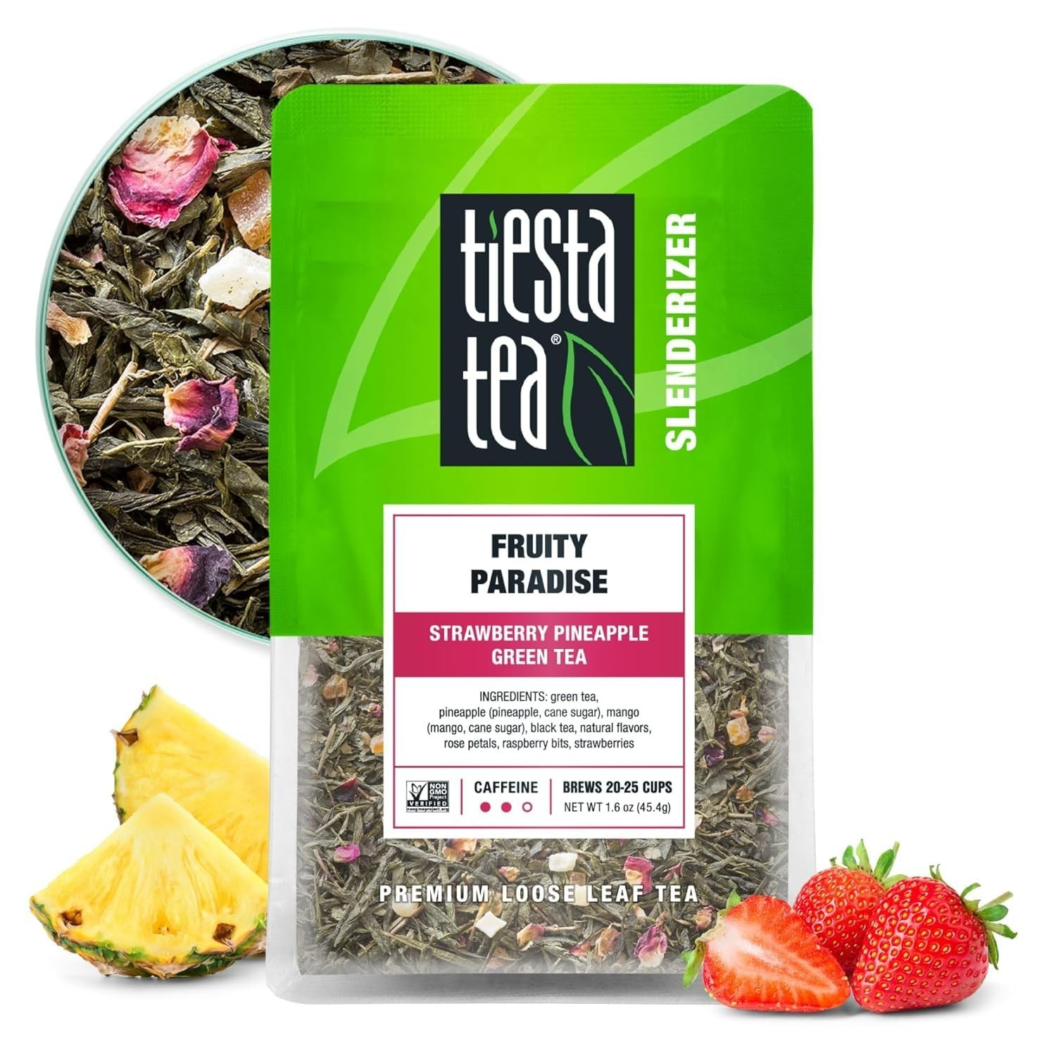 Exotic Fruity Paradise Green Tea – Loose Leaf Blend for Relaxation & Immunity