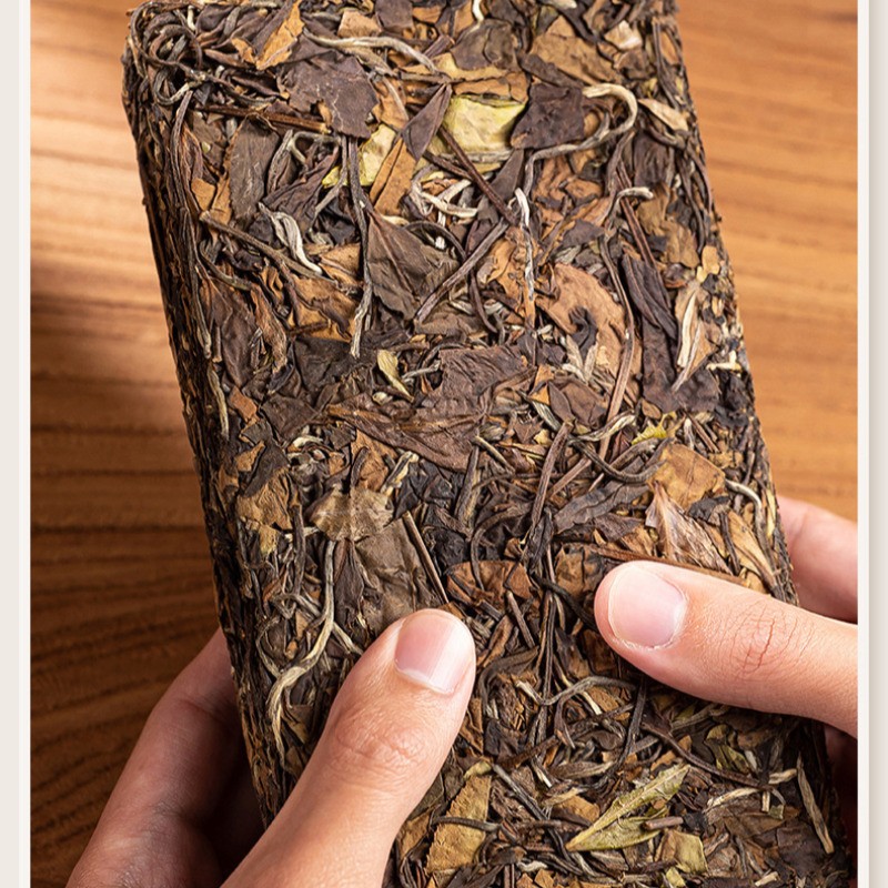 250g Fuding White Tea High Mountain 2018 Lao Shoumei Chen Nian Old Tea Brick