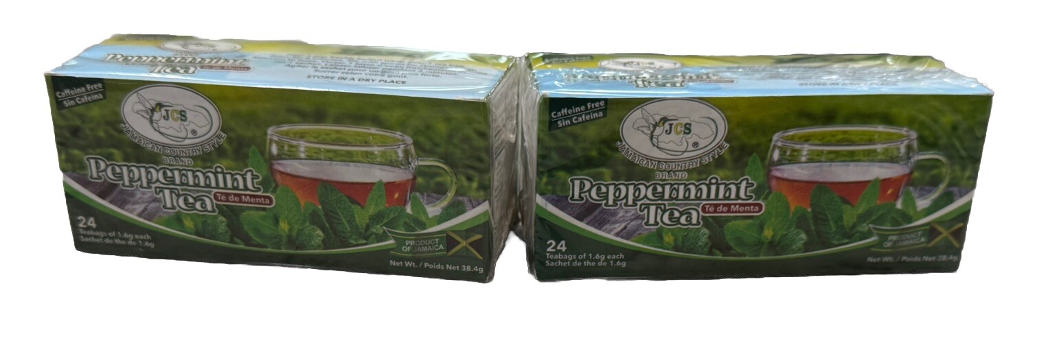 Peppermint tea JCS 2 boxes /48 Bags Jamaica 🇯🇲
