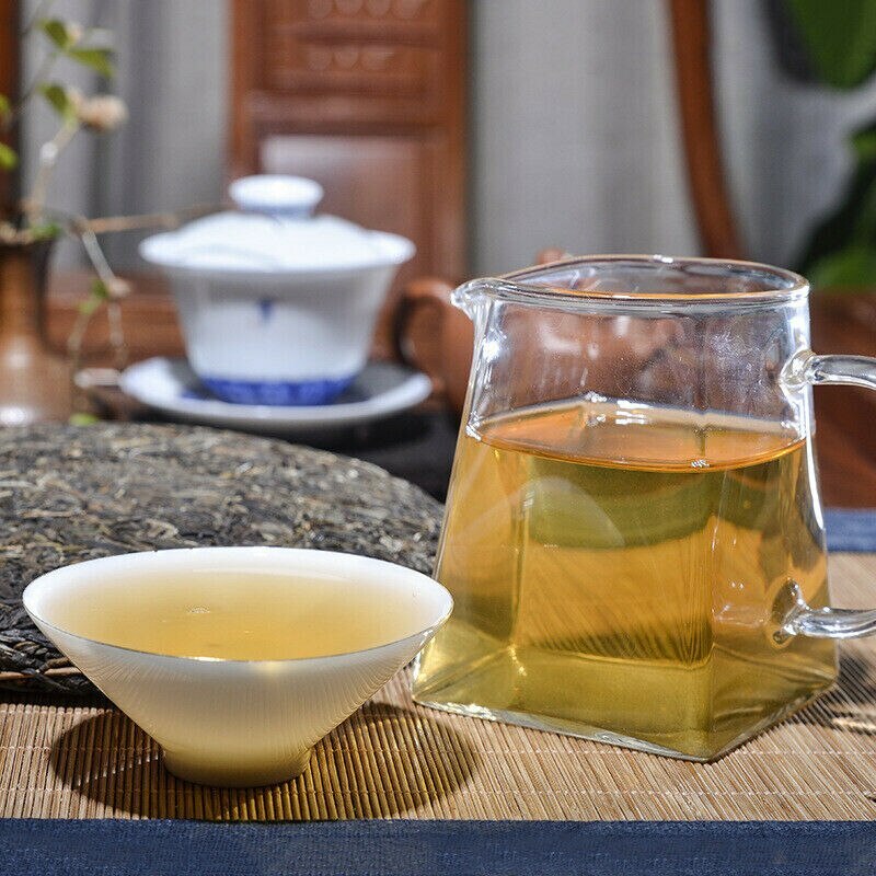 2014 Yr YunNan Pu-erh Mengku YUE CHEN YUE XIANG Raw Tea Qizi Bing Puerh 357g