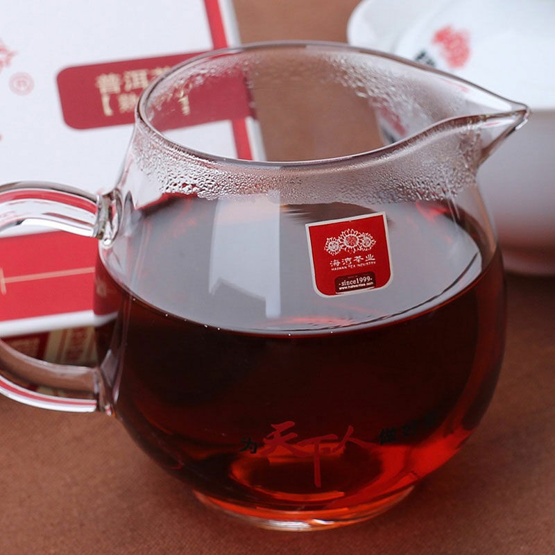 2021 LaoTongZhi Old Comrade Ripe Puer Tea Brick Haiwan 9988 Shu Pu Er Tea 250g