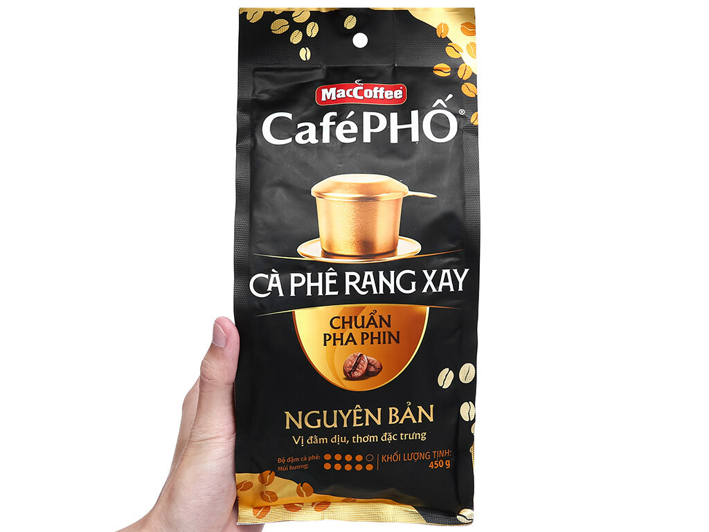 450g MacCoffee Cafe Pho Vietnamese Ground Coffee Filter-Brewing VietsWay Seller