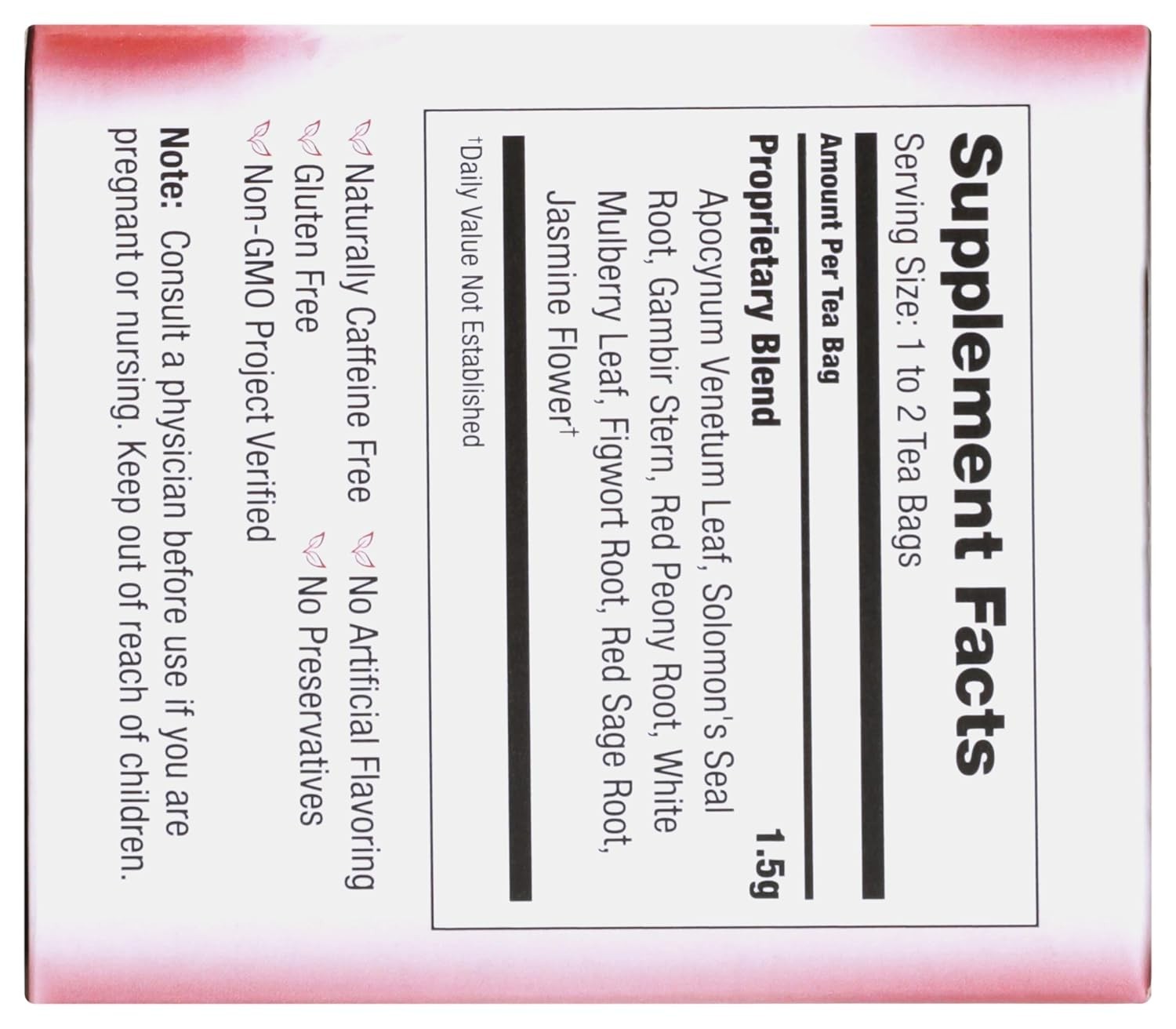 Caffeine Free 20 Tea Bags