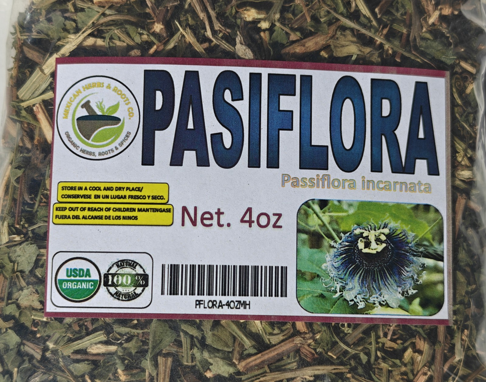 4oz Passion Flower Passiflora Incarnate, passionflower, passion flower herbal Te