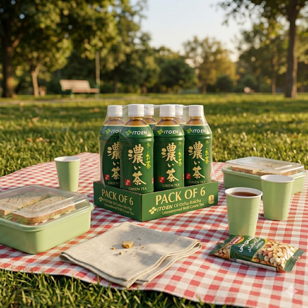 ITO EN Bold Green Tea Ready to Drink Beverage 6 Pack Bottled Tea