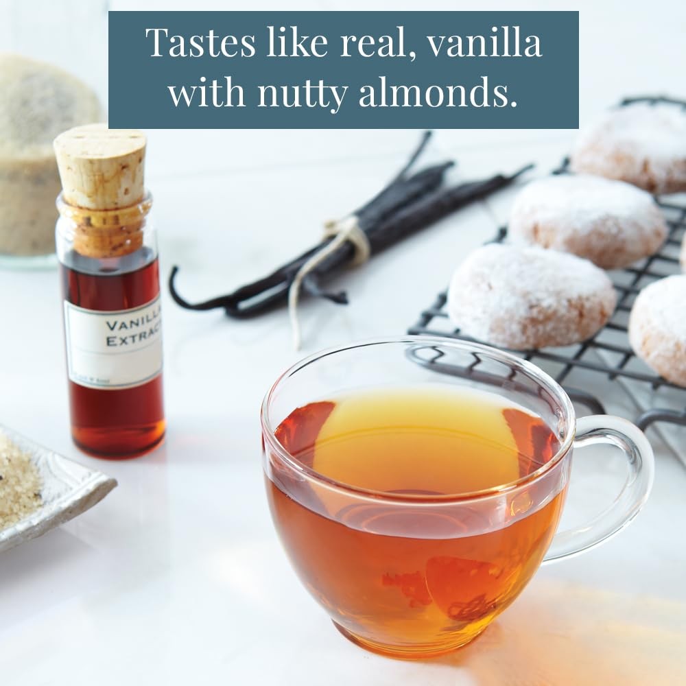 The Republic of Tea — Vanilla Almond Black Tea Tin, 50 Tea Bags, Naturally